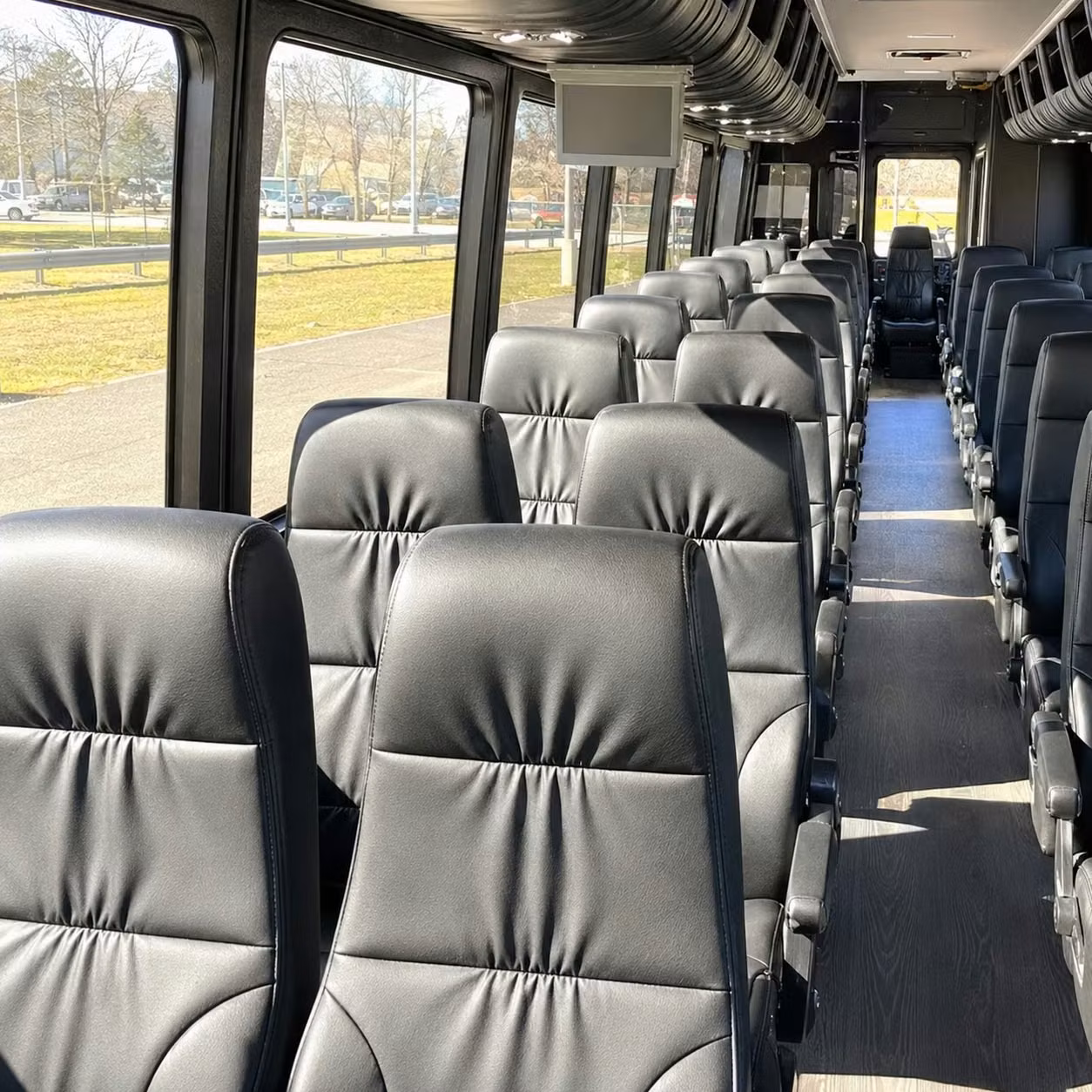 30 passenger minibus interior