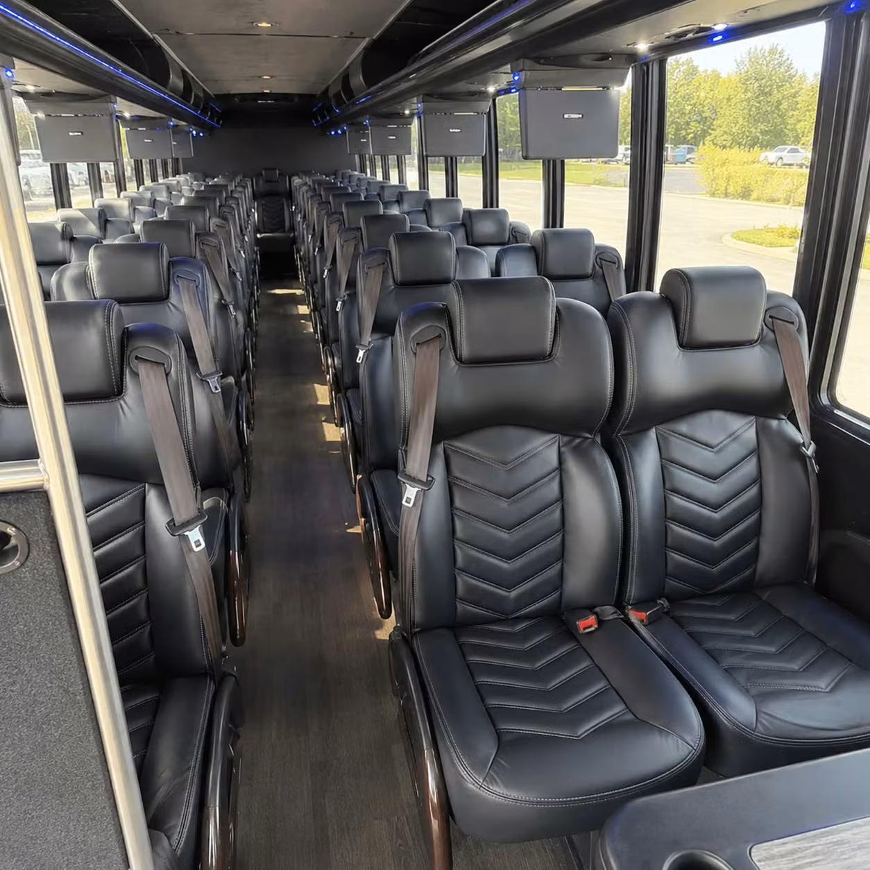 35 passenger minibus inside