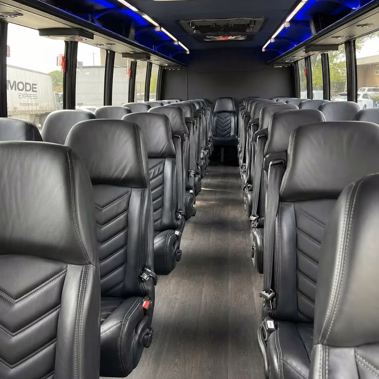 35 passenger minibus interior