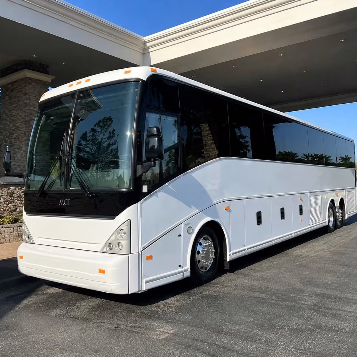 56 passenger charter bus